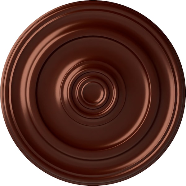 Ekena Millwork Kepler Traditional Medallion (For Canopies up to 5 1/4"), 23 5/8"OD x 1 3/4"P, Antique Copper CM24KPACS - main